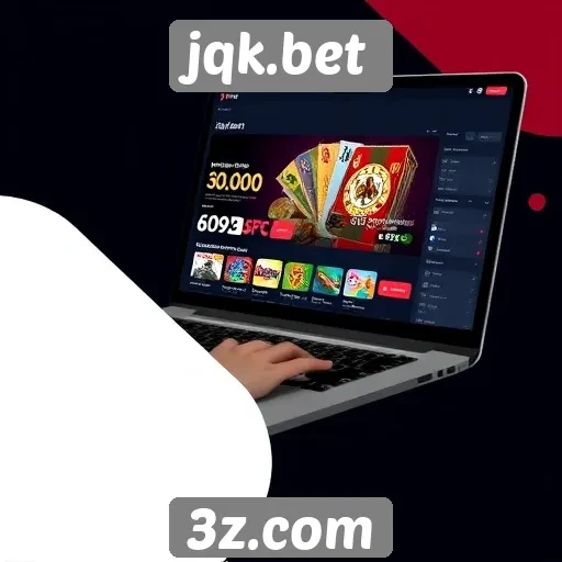 Usabilidade e design do site jqk.bet