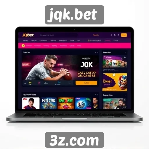 Análise da interface do usuário do jqk.bet